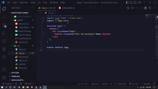 How to Install and Use Bootstrap 5 in React JS in Hindi in 2022 | Step by Step in Details смотреть онлайн