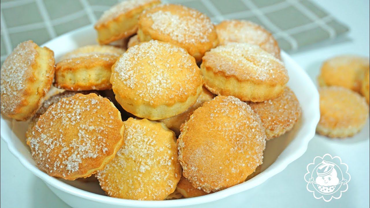 ПРОСТЕЙШИЙ рецепт ПЕЧЕНЬЯ на молоке. Быстрая выпечка к чаюTHE SIMPLEST recipe for COOKIES with milk. смотреть онлайн