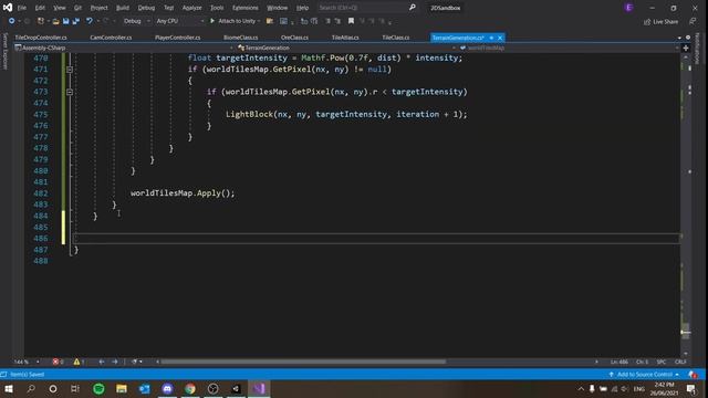 How To Make A 2D Game Like Terraria / Minecraft in Unity - Tile Lighting #16 смотреть онлайн