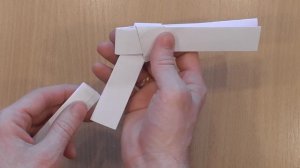 Пистолет из бумаги СТРЕЛЯЕТ Резинками; The paper gun SHOOTS with rubber bands; РЕЗИНКОСТРЕЛ