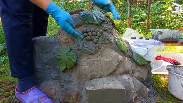 Оригинальная Скамейка из Мусора Песка и Цемента Фантазийные Скалы смотреть онлайн