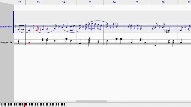Frédéric CHOPIN - Mazurka Opus 7 N°1 (adaptation Facile) / Mazurka Opus 7 N°1 (Easy Adaptation)