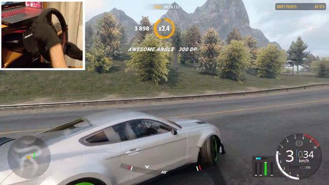 CarX Drift Racing Online Fanatec CSL Elite Steering Wheel gameplay Kami Road CobraGT530 (Mustang) смотреть онлайн