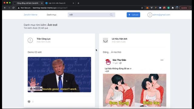 Học ReactJS Offline - Demo Project Meme смотреть онлайн