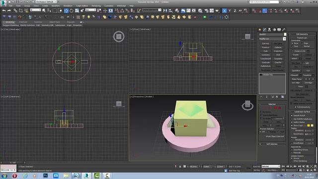 3ds MAX СТРОИМ ДОМ Дополнения Align Выравнивание объектов смотреть онлайн