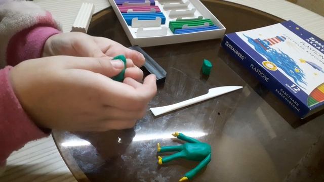 ЛЕПИМ ЗЕЛЕНОГО ХАГИ ВАГИ?#лепка #хагиваги #дети #лепкадлядетей #пластилин смотреть онлайн