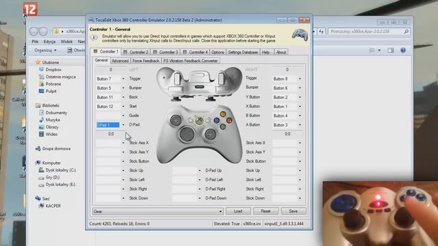 [Poradnik] Jak zagrać w dowolną grę na dowolnym padzie, czyli emulacja pada od xboxa 360 смотреть онлайн