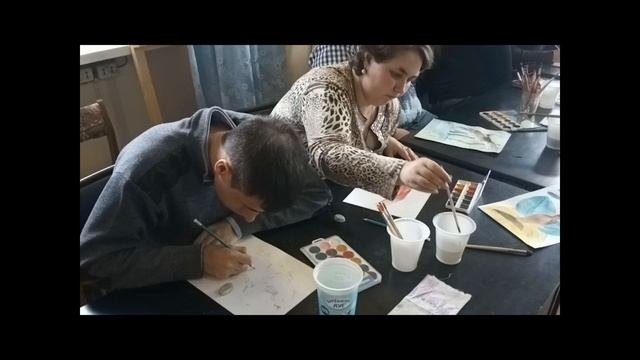 Художник Александр Щеднов дал мастер-класс для обучающихся Воронежского центра реабилитации смотреть онлайн