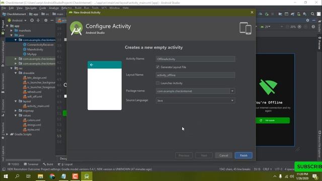 Check internet connection continuously in android studio tutorial 2020 смотреть онлайн