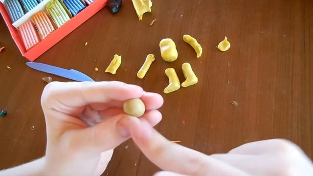 Гомер Симпсон и огромный пончик из пластилина!