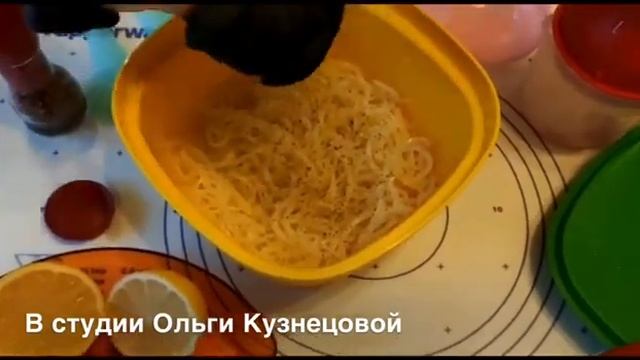Полезные и вкусные овощные салаты в оригинальном исполнении (чудо-терка спиралайзер Турбо) смотреть онлайн