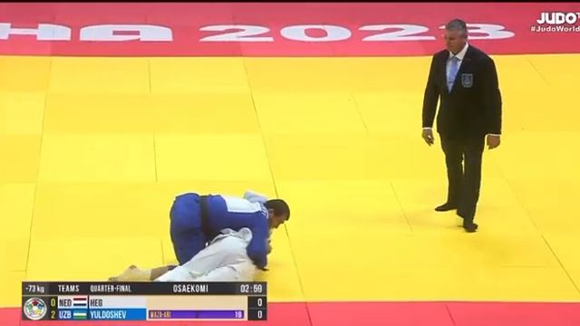 judo techniques #judo Юлдошев 🇺🇿 выигрывает Хега 🇳🇱 удержанием и делает счет 3:0 🔥 смотреть онлайн