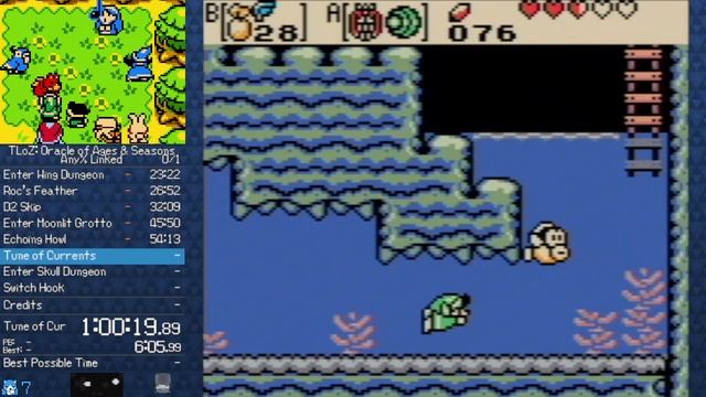 Oracle of Ages & Seasons - Any% Linked Speedrun - 1:57:26 смотреть онлайн