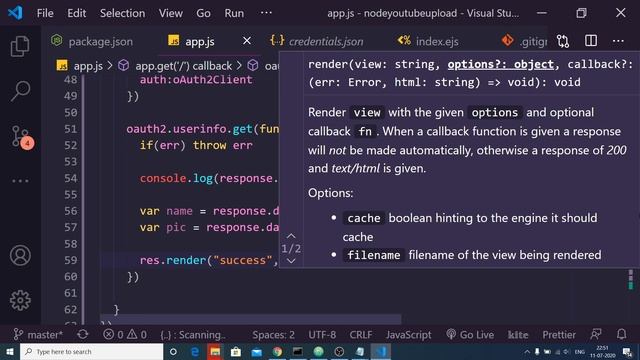Node.js Express Youtube Data API V3 Upload Video to Youtube in Javascript Full Project For Beginner смотреть онлайн