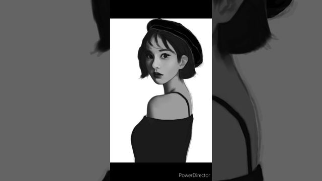 Krita 5 Recording Function | Timelapse drawing black and white смотреть онлайн