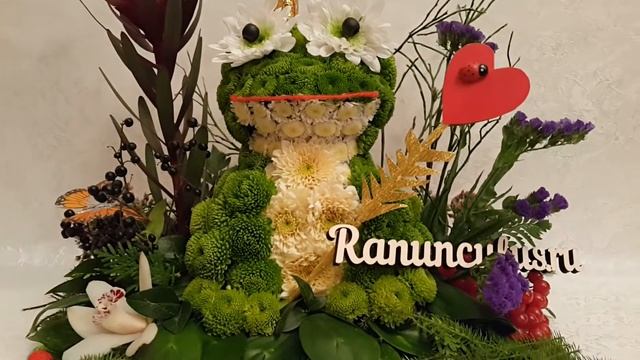 Игрушка из цветов "Царевна - лягушка" смотреть онлайн