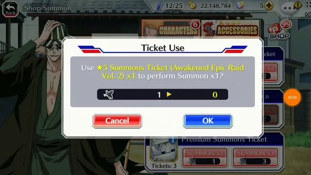 6★, Quest, Birthday, Epic Raid, Starter, Login Bonus tickets. (bleach brave souls) смотреть онлайн