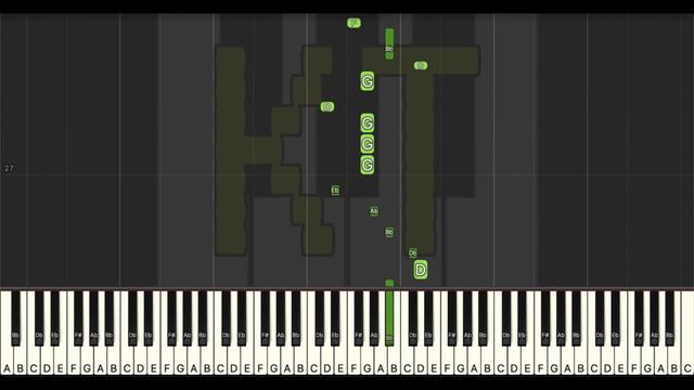 Fever Pitch [Undertale Yellow] - Easy Mode [Piano Tutorial] (Synthesia) смотреть онлайн