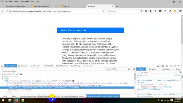 jquery part - 9 | accordion смотреть онлайн