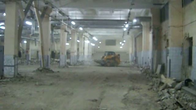 Вывоз разбитого бетонного пола