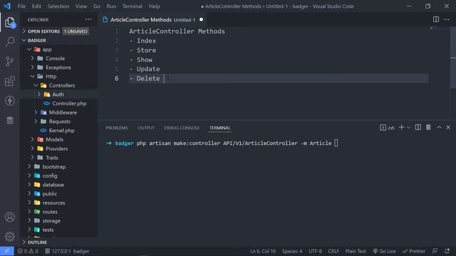 Create Controllers | Laravel REST API Tutorial | Part 8 смотреть онлайн