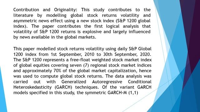 Modelling Stock Returns Volatility and Asymmetric News Effect A Global Perspective FRMR 2021 71 1 1 смотреть онлайн
