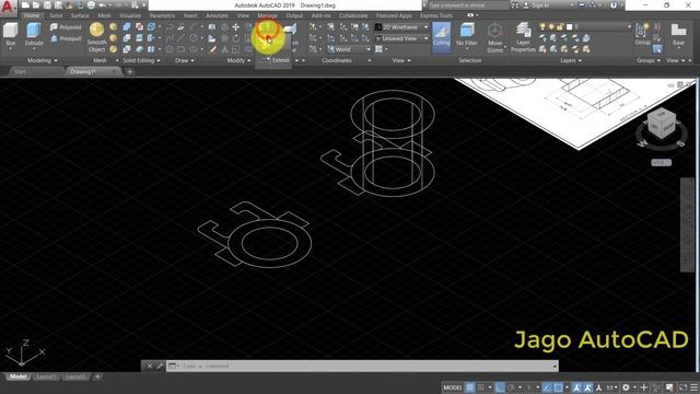 Autocad 3D Tutorial for Beginners Exercise 9 смотреть онлайн