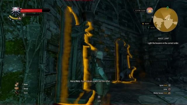 The Witcher 3: Wild Hunt - Magic Lamp (Objective Bug) смотреть онлайн