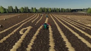 Farming simulator 19: КАРТА КОРОВИНО  \ ТЮКУЕМ СОЛОМУ