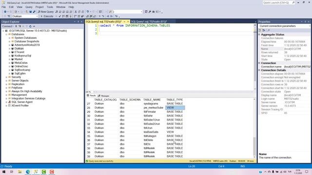 T-SQL Cursor ile İstatistikleri Güncelleme смотреть онлайн