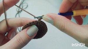 МК вяжем игрушку крючком. Милый жирафик в очках. Этап-1 вяжем ножки.