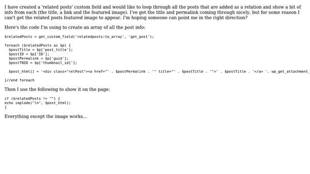 Wordpress: Related post thumbnail not showing up смотреть онлайн