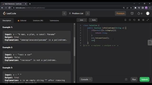 Valid Palindrome | Leetcode | Optimal Solution | JAVA смотреть онлайн