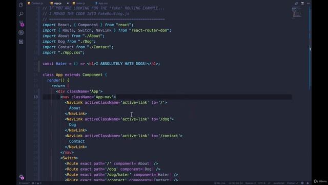 Adding in NavLinks смотреть онлайн