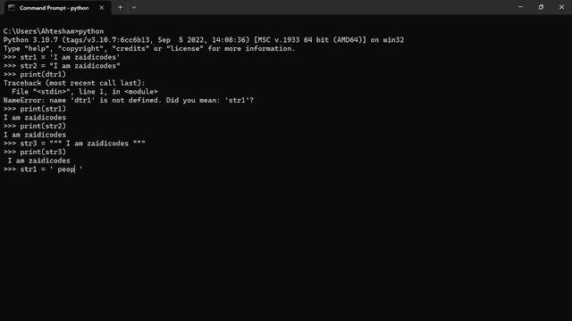 String | Learn Python Programming from Scratch | Python Course for Beginners | 04 | String смотреть онлайн