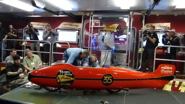 Hear Burt Munro's "World's Fastest Indian" Fire Up - MotoUSA смотреть онлайн
