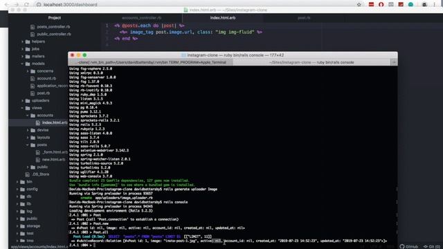 BUILD AN INSTAGRAM CLONE - RUBY ON RAILS TUTORIAL смотреть онлайн