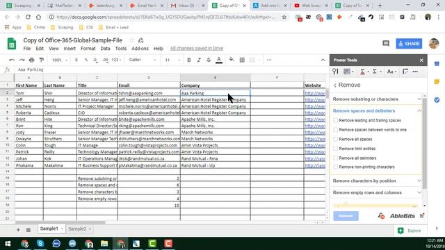 Google Sheet - 16 Remove Function | All Remove Function of Google Spread Sheet смотреть онлайн