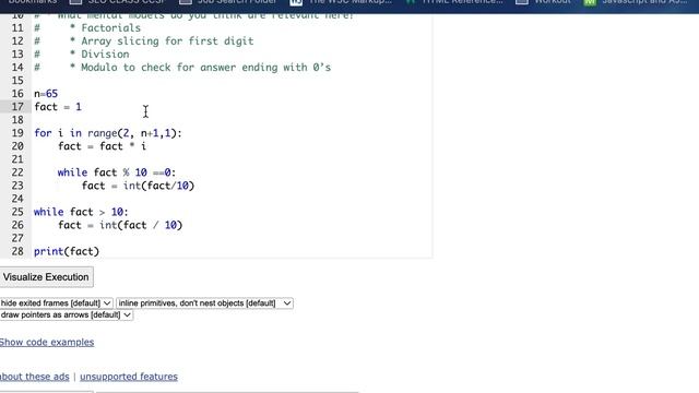 First Digit Factorial - Python Algorithm смотреть онлайн