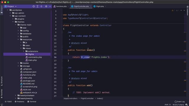 #6 TypeRocket MVC - Flight Controller 1 of 3 (index) смотреть онлайн