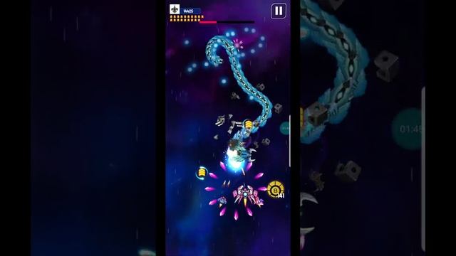 Space Shooter Galaxy Attack Boss 20 Dragon Veteran Difficultly Slayed смотреть онлайн