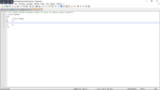 inner class in java смотреть онлайн