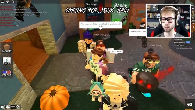 Roblox - Murder Mystery 2 - GOLD KNIFE TRADING & UNBOXING!?? смотреть онлайн