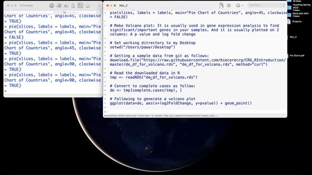 Volcano plot and Pie Charts смотреть онлайн