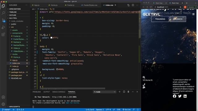 Build A React JS Website From Scratch - Beginner Tutorial Using React Router Dom смотреть онлайн