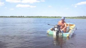 лодка с мотором от мотоблока