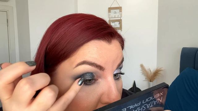 ✨🩶 NATASHA DENONA XENON 🩶✨ Обзор свотчи 5 макияжей #natashadenona #макияж #обзор #новинкикосметики