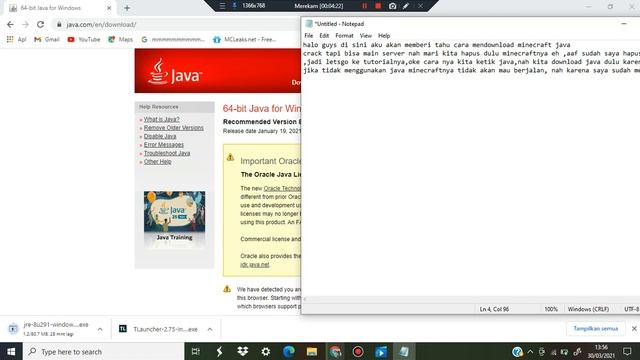 cara mendownload minecraft java смотреть онлайн