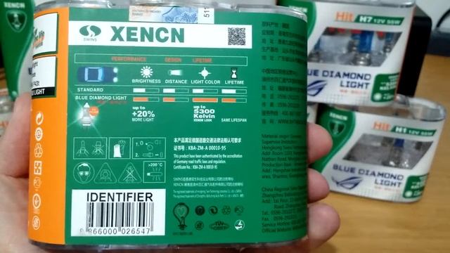 2x H4 Xencn Blue Diamond Headlight 5300k Xenon Look 55w смотреть онлайн