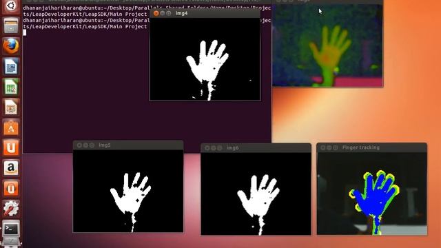 Hand tracking using skin color detection - Python, OpenCV смотреть онлайн